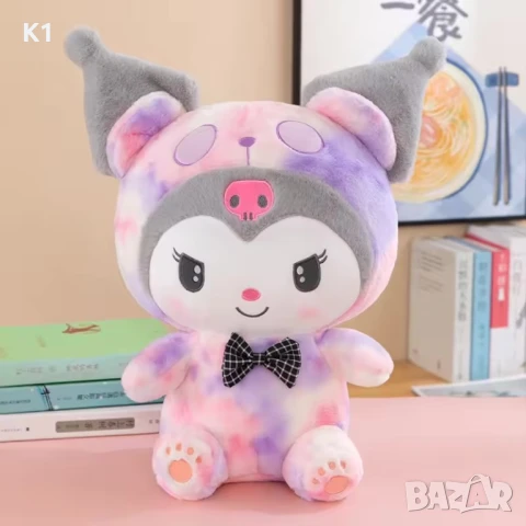 Голяма плюшена играчка Куроми 60см, Hello Kitty Kuromi