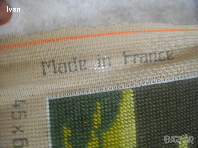 Нов Голям Нашит Нерамкиран DMC Гоблен-590х440мм-Лебеди-Made in FRANCE-17 Цвята, снимка 8 - Гоблени - 37094734