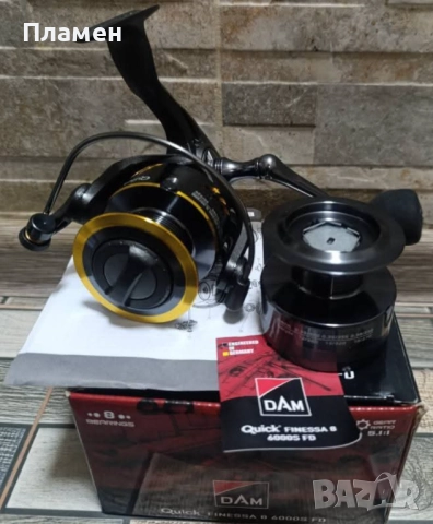 Макара DAM Quick Finessa 8, Penn Wrath 3000, Shimano Aernos 1000, Okuma Aria 6000