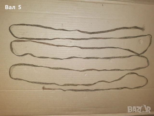 Стара автентична сърма - лента за пищимал , носия - 370 см