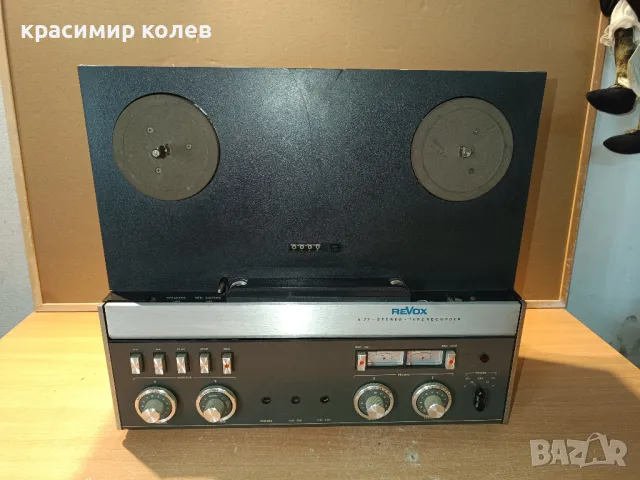 магнетофон "REVOX A 77 mk 4"+адаптер+ролки, снимка 1 - Декове - 48141958