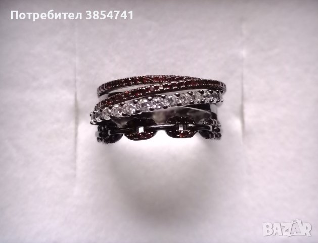 Сребърен пръстен, снимка 2 - Пръстени - 43698629