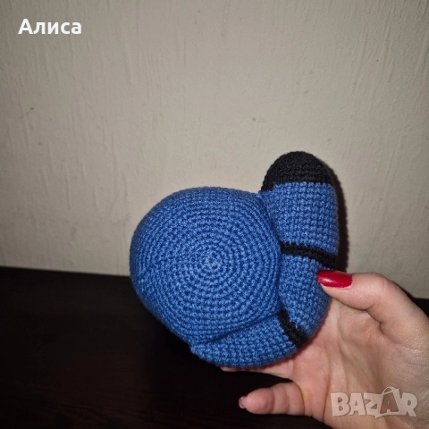 Коте, плетено на една кука, снимка 5 - Декорация за дома - 52438135