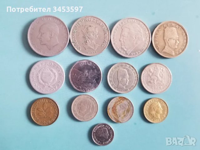 Стари монети от различни държави, снимка 2 - Колекции - 48355432