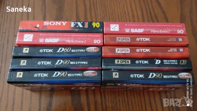 TDK , SONY , BASF, снимка 3 - Аудио касети - 36885809
