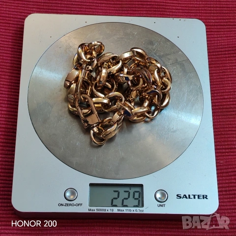 Позлатена верига. , снимка 5 - Колиета, медальони, синджири - 53580585