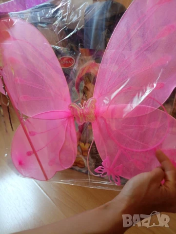 Крила на фея с диадема и вълшебна пръчка НОВИ!, снимка 2 - Други - 50748301