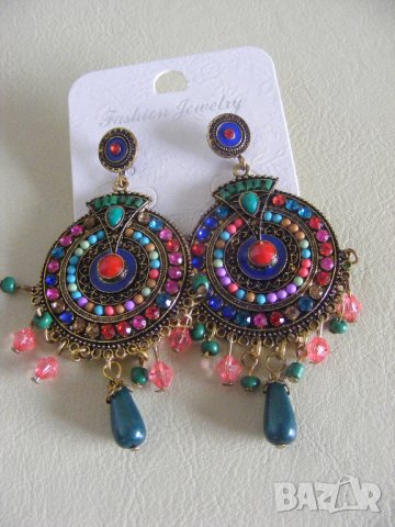  Страхотни обеци, стил Николета Лозанова , снимка 4 - Обеци - 36905262