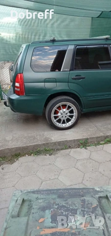17" алуминиеви джанти 5x100 с зимни гуми 225/45 R17 от Subaru Forester, снимка 2 - Гуми и джанти - 53204422
