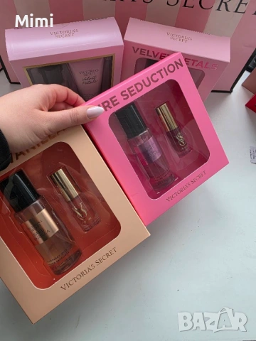 Victoria's Secret подаръчни комплекти, лосиони с блясък, спрейове, снимка 10 - Комплекти и лотове - 43314628