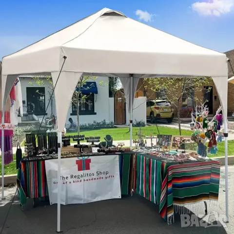 🌞 Насладете се на сянка, защита и комфорт навсякъде с нашата разтегателна беседка 3x3 м!🎪, снимка 1