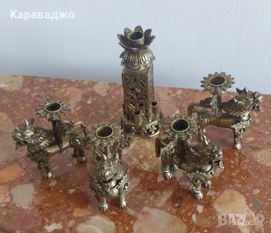 Античен свещник, снимка 7 - Други - 51539434