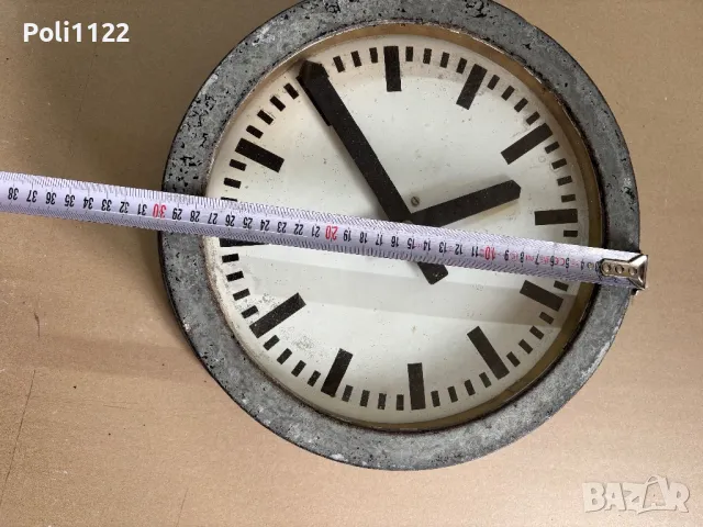 Гаров часовник,обществен часовник, снимка 4 - Антикварни и старинни предмети - 49918345