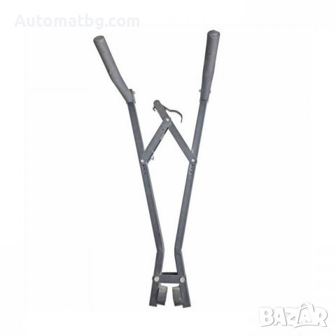 Еденична стойка за велосипед Automat, Стойка за теглич на автомобил, Метална, Черна, снимка 2 - Велосипеди - 36786130