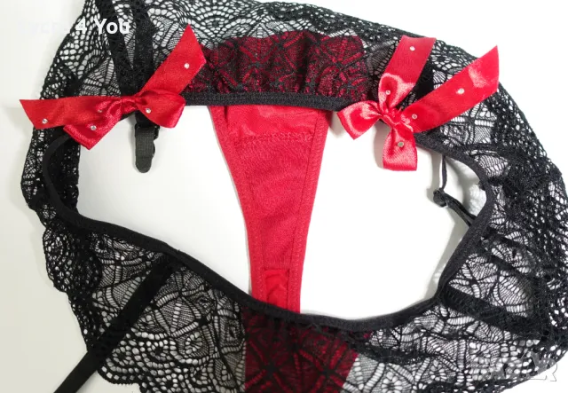 S/М дамска еротична прашка с вградени жартиери, снимка 14 - Бельо - 50039239