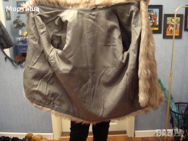   Палто естествен косъм ракун НАМАЛЕНИЕ, снимка 5 - Палта, манта - 28018084