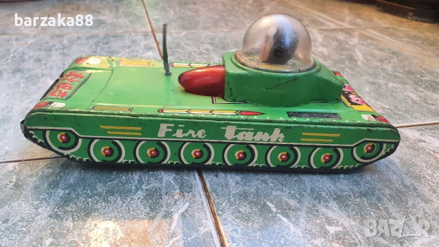 Стара китайска играчка Танк, снимка 5 - Колекции - 52372780