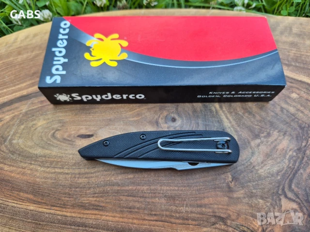 Сгъваем нож Spyderco Des Horn C153, снимка 4 - Ножове - 51273273