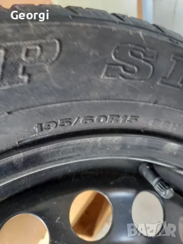 Гума еденичка с джанта 195/60/15, снимка 4 - Гуми и джанти - 49992032