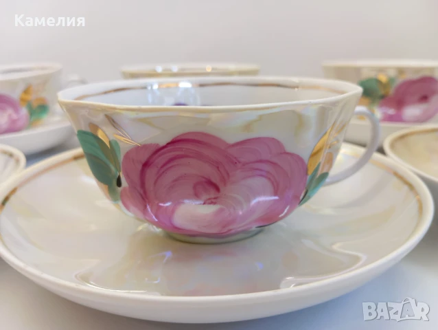 Руски порцелан , снимка 7 - Чаши - 50906272