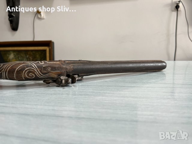 Стар кремъчен пистолет / кремъклия. №2831, снимка 6 - Антикварни и старинни предмети - 38322589