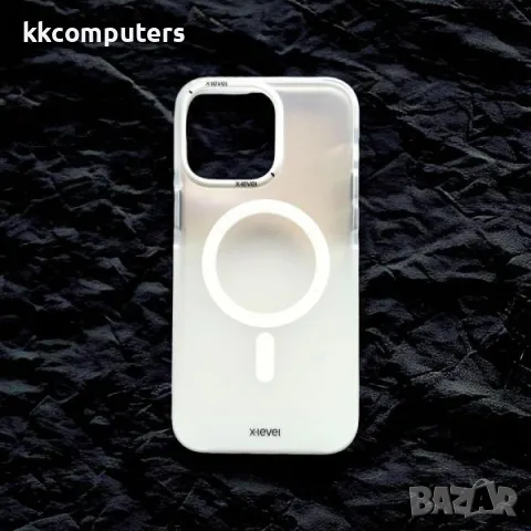 Калъф X-Level MagSafe Colorful /Бял-Прозрачен/ за iPhone 16 6.1 Баркод : 3130785