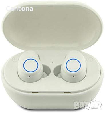 A1 TWS Bluetooth слушалки Real Stereo с микрофон и зарядна станция, снимка 1