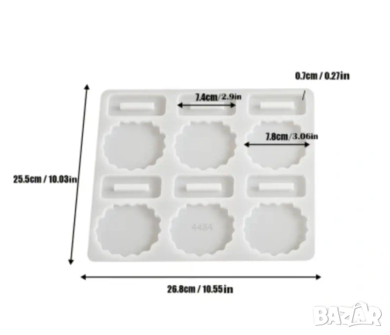 Молд подложки за епоксидна смола , снимка 5 - Форми - 53088789