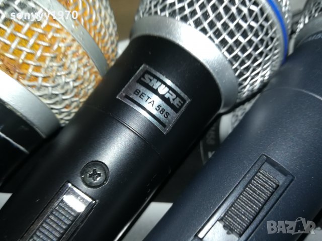 SHURE-3 РАЗЛИЧНИ МИКРОФОНА 1101221103, снимка 8 - Микрофони - 35398224