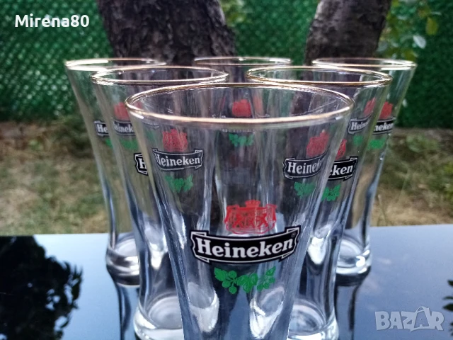 * Heiniken * - чаши за бира 6 бр., снимка 2 - Чаши - 51278337