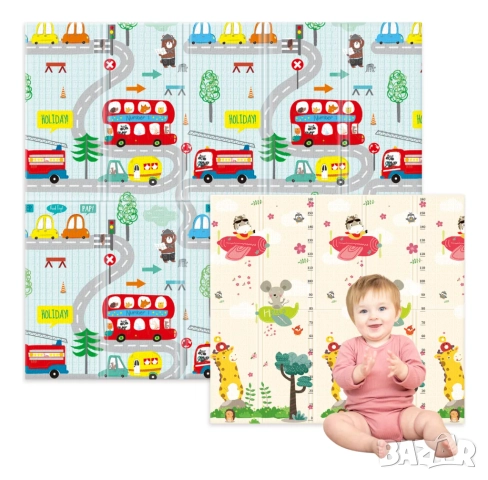 Детско Килимче за Игра от Термоизолираща Пяна 180/200, снимка 2 - Други - 52886740