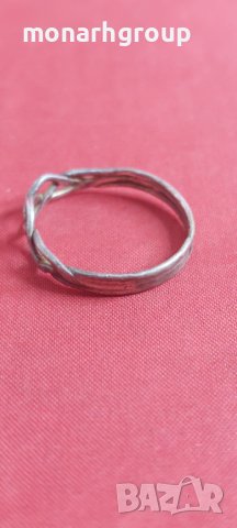 Сребърен пръстен, снимка 4 - Пръстени - 44020326