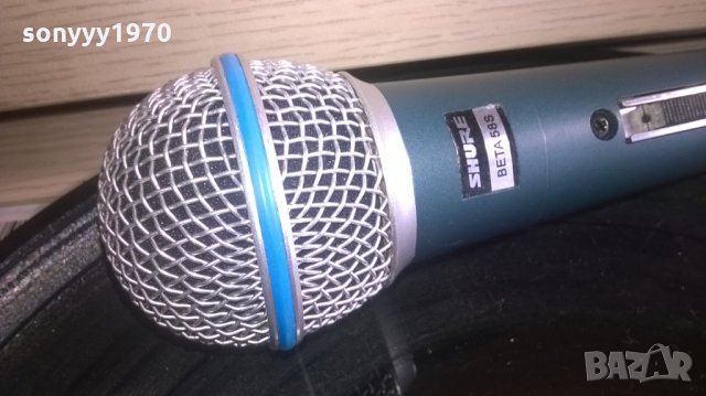 SHURE BETA SM 58S-PROFESSIONAL VOCALE MICROPHONE-ВНОС ХОЛАНДИЯ, снимка 4 - Микрофони - 27879674
