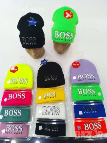 Унисекс зимни шапки различни цветове , снимка 7 - Шапки - 48179900