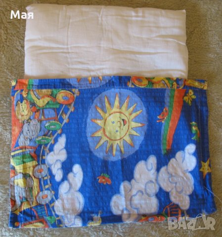 Възглавничка за детска стая "Слънце" (калъфка и възглавничка)