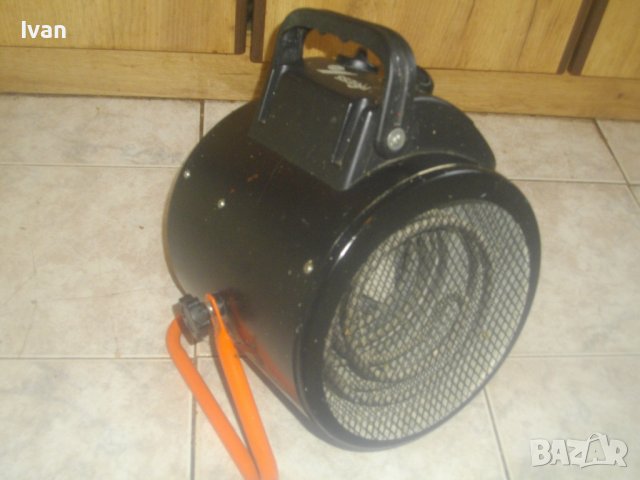 3000 Вата Eл.Строителен Отоплител-Голям-ЗА ЧАСТИ/ЗА РЕМОНТ-Неработещ-Немски Професионален-Helzlufter, снимка 4 - Други инструменти - 44081779