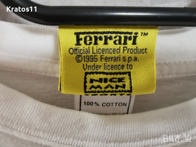 Оригинална тениска Ферари - Ferrari, снимка 2 - Тениски - 38723504