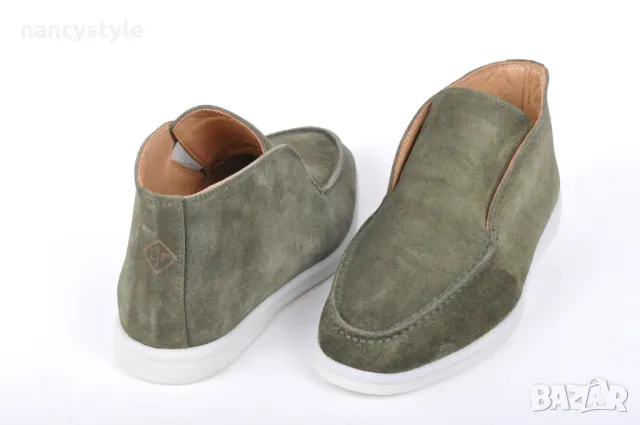 НОВО! Уникален модел дамски обувки от естествен велур, снимка 4 - Дамски боти - 47495561