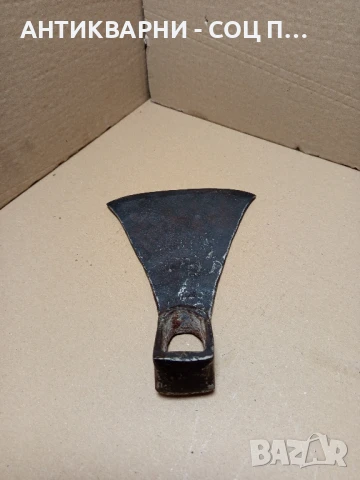 Соц Стара Ръчно Кована Мотичка Тегло 0.700кг. Номер/5/., снимка 4 - Антикварни и старинни предмети - 51184527