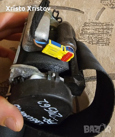 Предни ляв и десен ппедпазни колани Laguna, снимка 3 - Части - 53566042