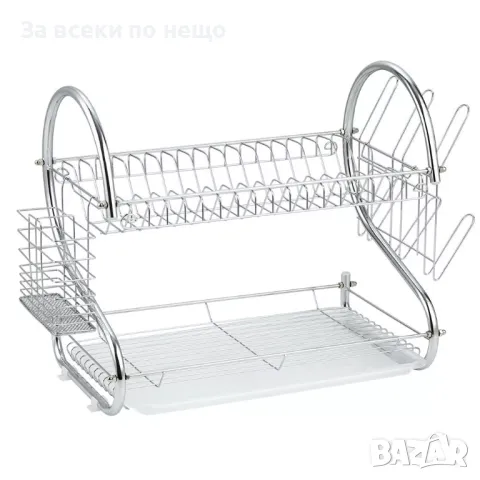 ✨Сушилник за съдове 2 нива Muhler MR-5224CR 52x24.5x37cm