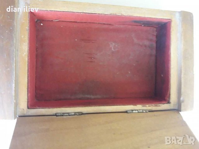 Стара дървена кутия , снимка 6 - Други ценни предмети - 28909491