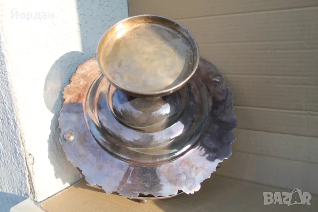 Посребрена масивна фруктиера, снимка 13 - Други - 47764621