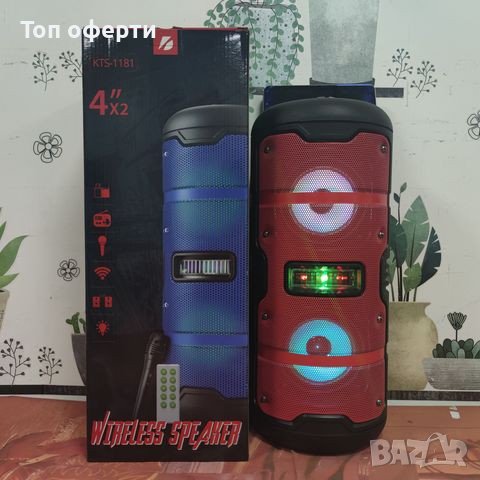 Bluetooth колонка, тонколона модел KTS-1181, снимка 2 - Bluetooth тонколони - 36963669