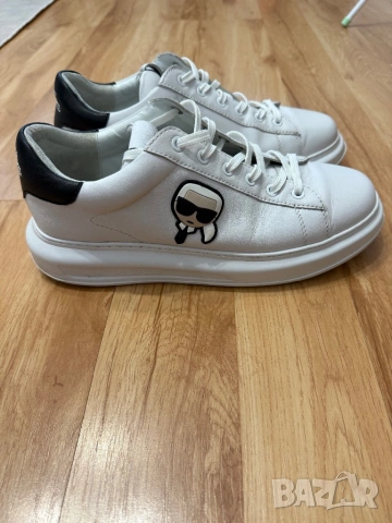 Karl Lagerfeld оригинални мъжки кецове от естествена кожа, снимка 3 - Кецове - 53314955