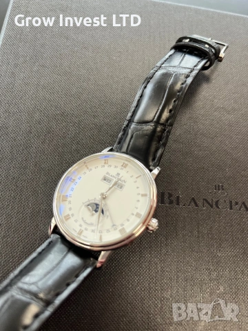 Часовник BLANCPAIN VILLERET Quantieme Complet, снимка 2 - Мъжки - 53439712