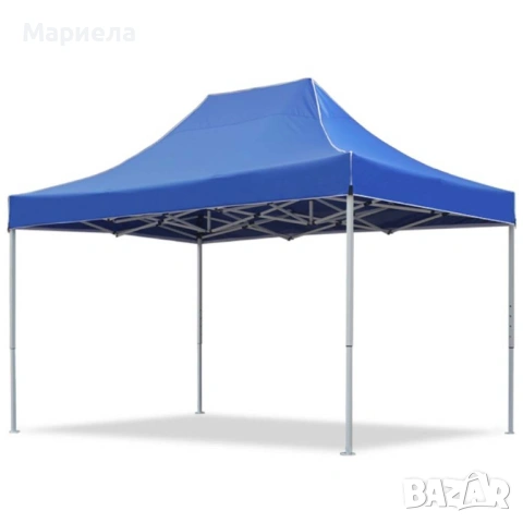 Синя Градинска Шатра 3х4.5м - без страница
