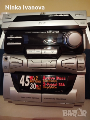 Стерео уредба JVC MX-J100! , снимка 4 - Аудиосистеми - 52642479