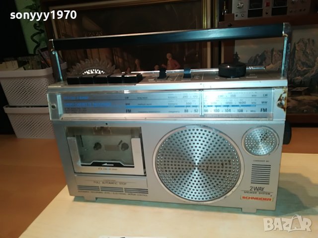 SCHNEIDER TR2720-ВНОС FRANCE 2612221843, снимка 3 - Радиокасетофони, транзистори - 39113719