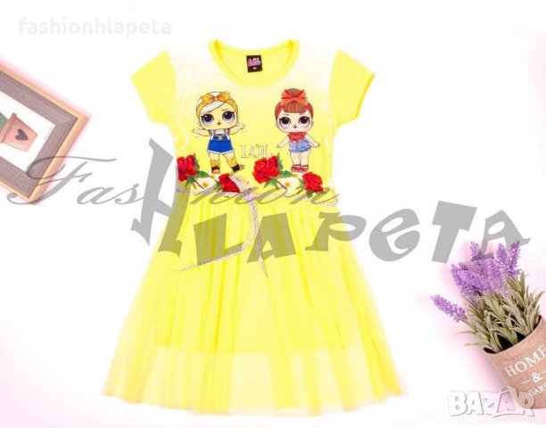  Детска рокля Лол, снимка 2 - Детски рокли и поли - 32542091
